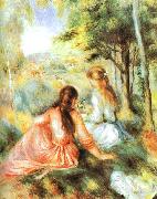 Pierre Renoir In the Meadow USA oil painting reproduction